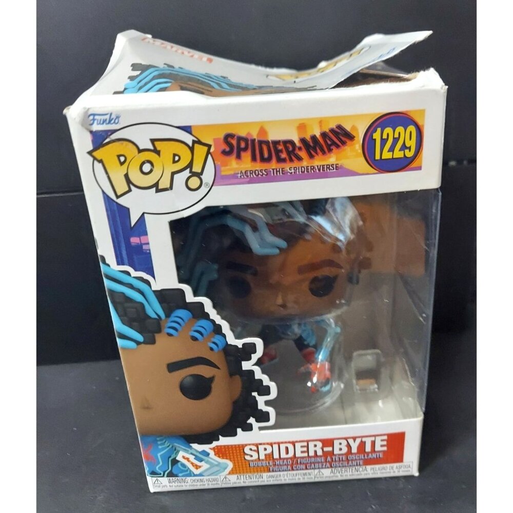 Spider-Man Across The Spiderverse Spider-Byte Funko Pop Vinyl Figure